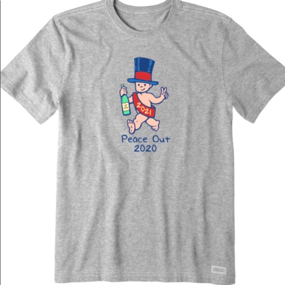 Life Is Good | Shirts | Mens Peace Out 